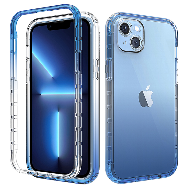 iPhone 13 Gradient Color Dual Layer TPU Case